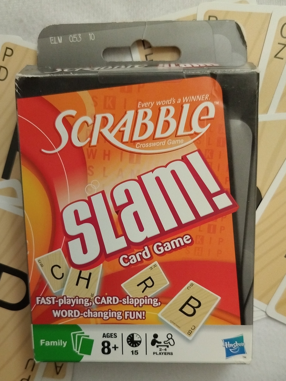 Hasbro Scrabble Slam! Card Game Word Game Fast Paced Fun! Ages 8+ Family Night